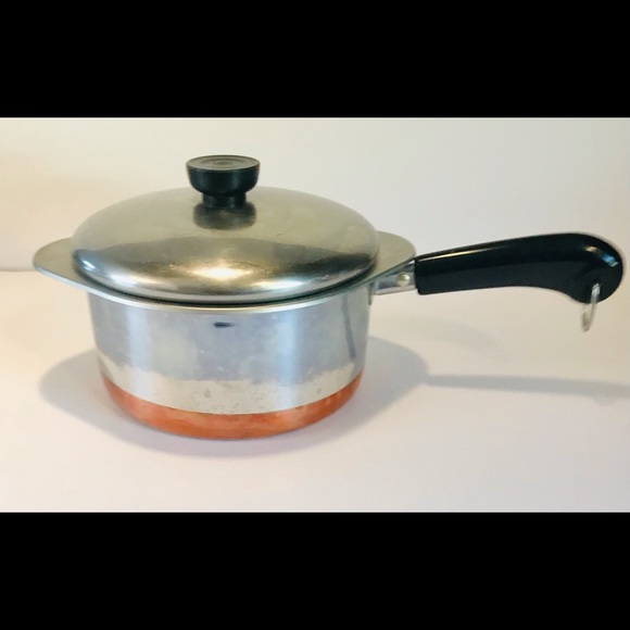 Revere Ware Kitchen Revere Ware 2 Qt Copper Bottom Saucepan Double